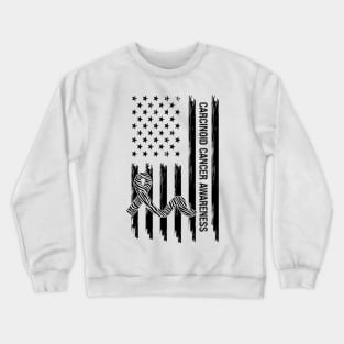 Carcinoid Cancer Awareness Crewneck Sweatshirt